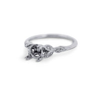 Floral Engagement Ring Setting - Sydney Rosen