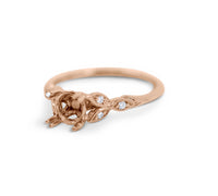 Floral Engagement Ring Setting - Sydney Rosen