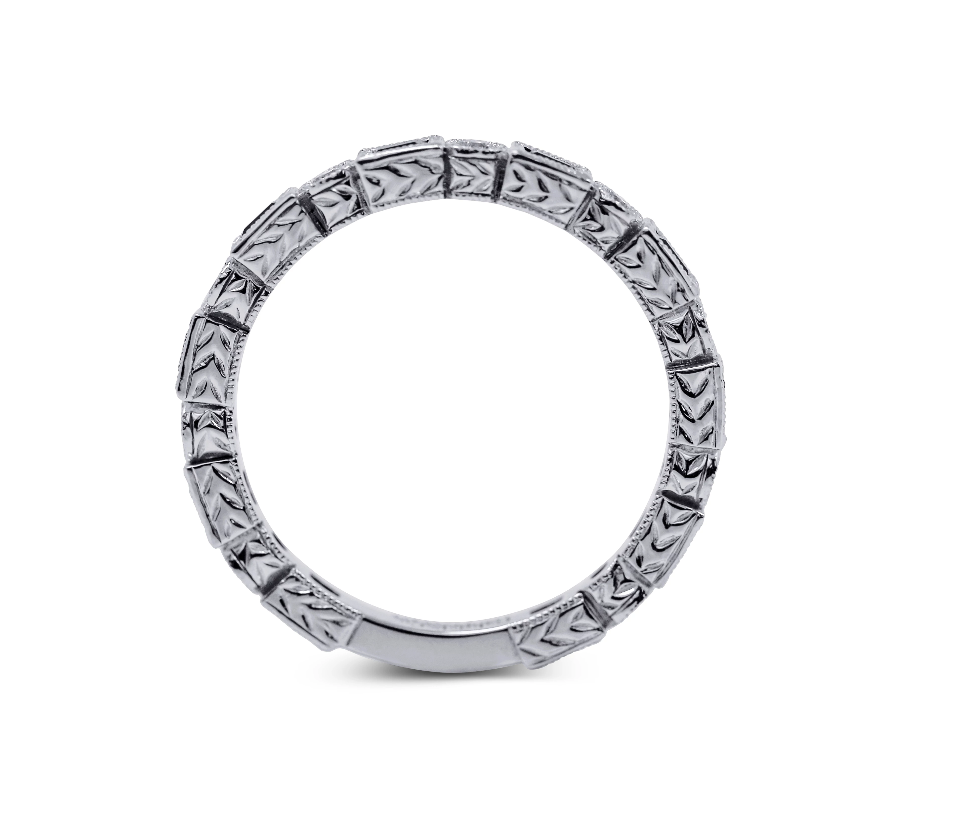 Diamond Stack Ring - Ruby and Diamond - Sydney Rosen