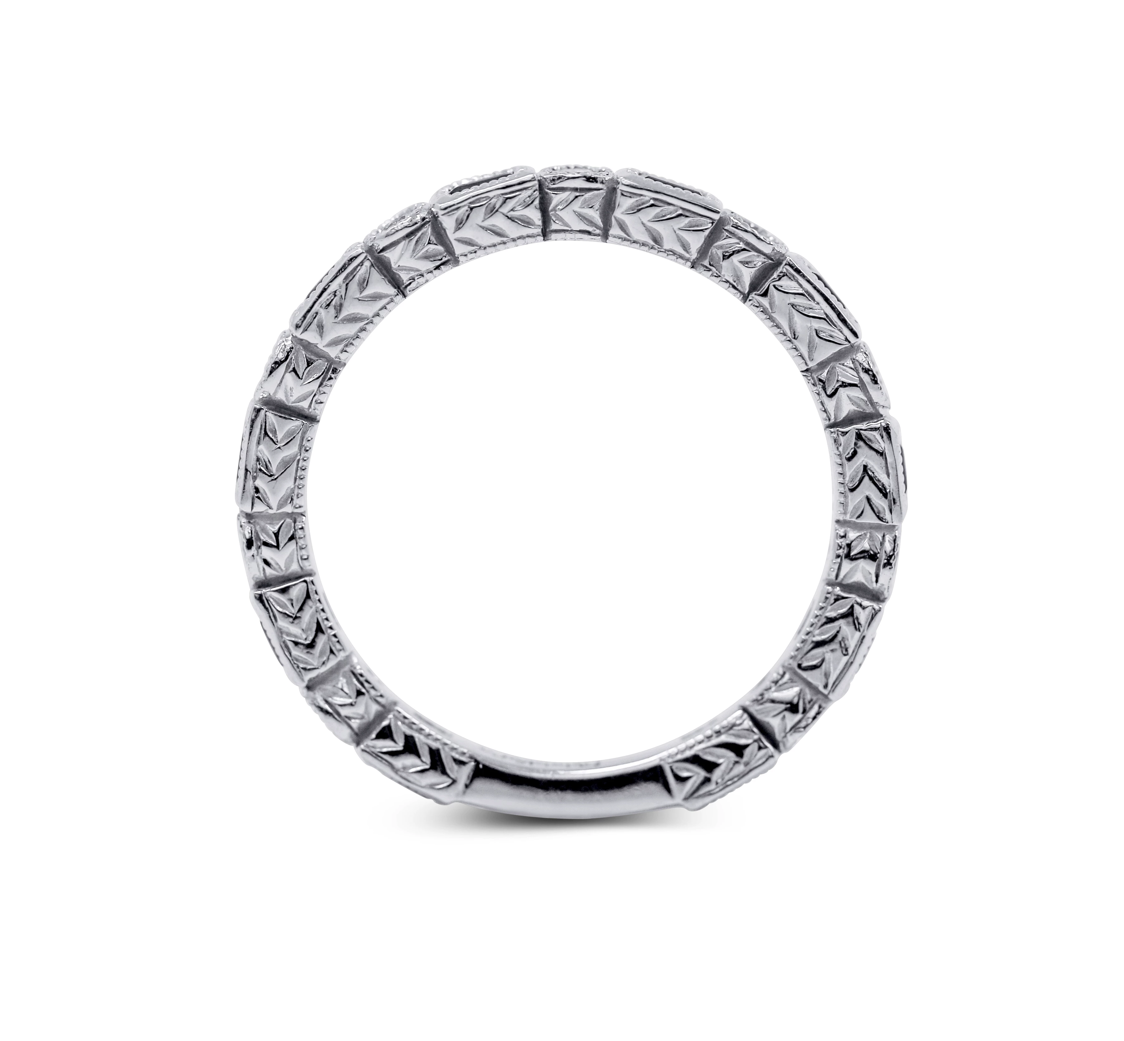 Diamond Stack Ring - Sapphire and Diamond - Sydney Rosen