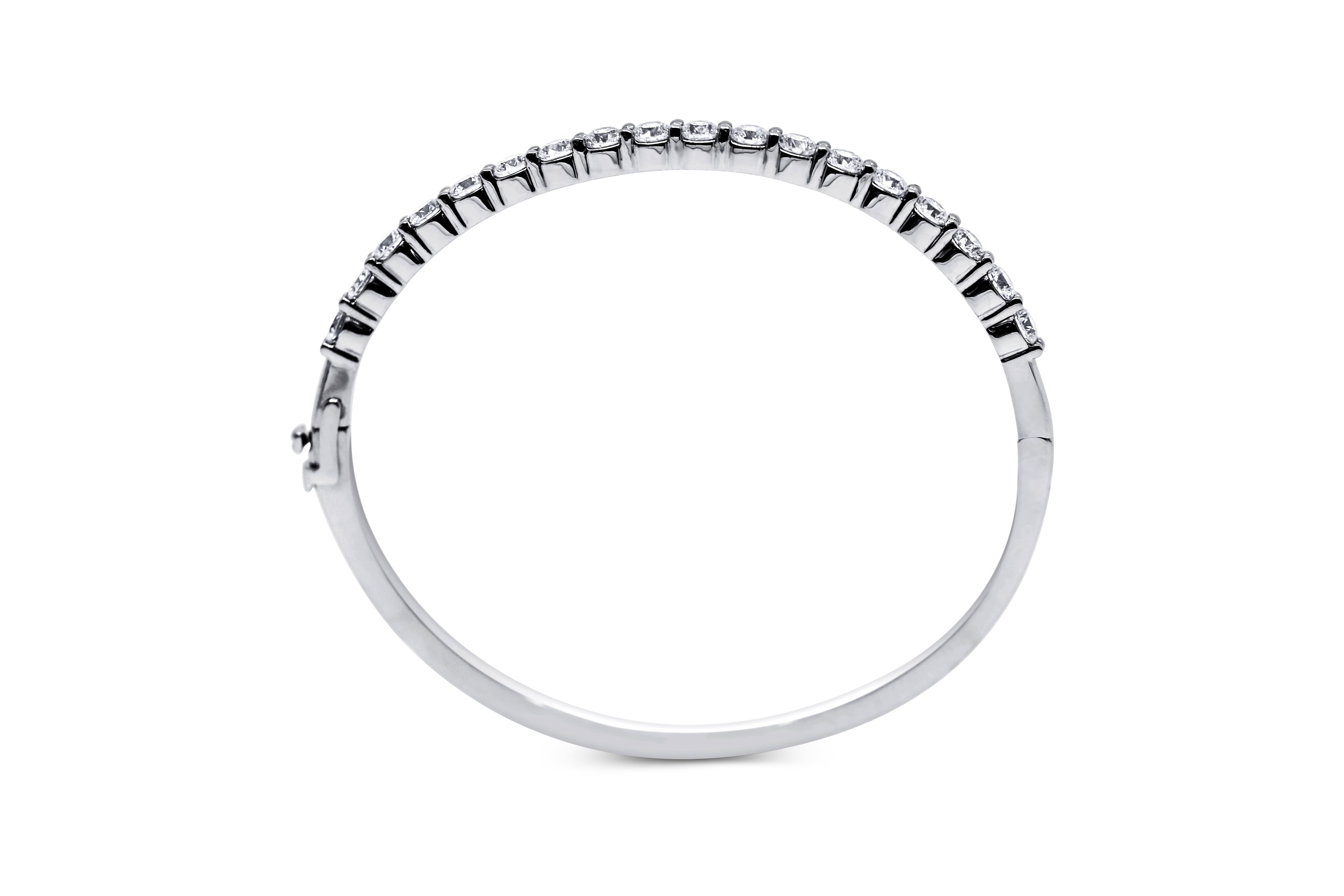 Diamond Bangle Bracelet - Sydney Rosen
