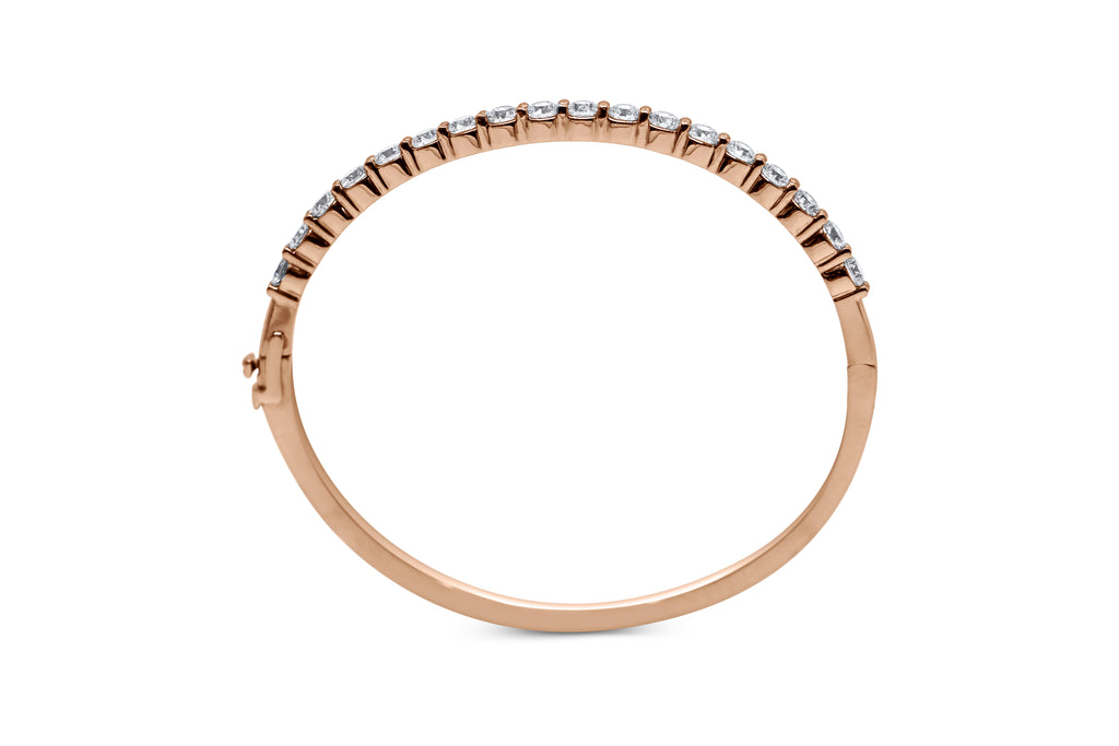 Diamond Bangle Bracelet - Sydney Rosen