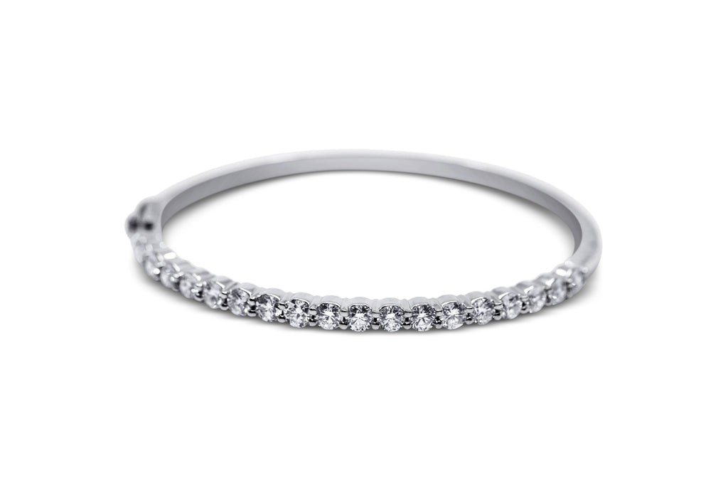 Diamond Bangle Bracelet - Sydney Rosen
