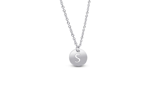 Initial Disc Necklace - Sydney Rosen