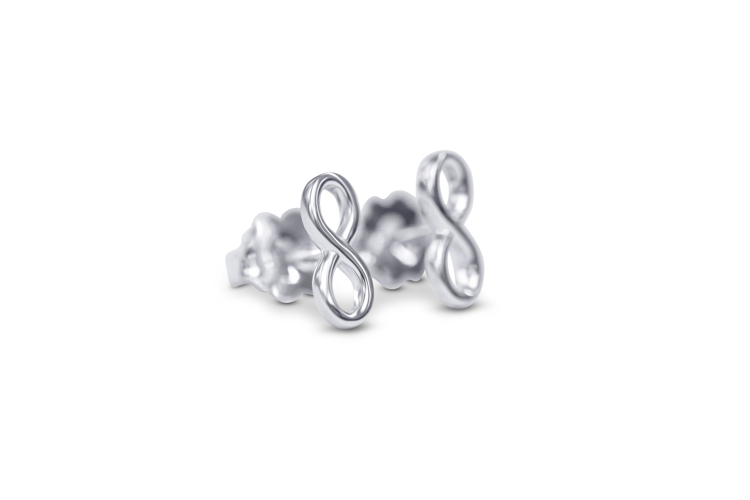 Sparkling Infinity Stud Earrings | Sterling silver | Pandora AU