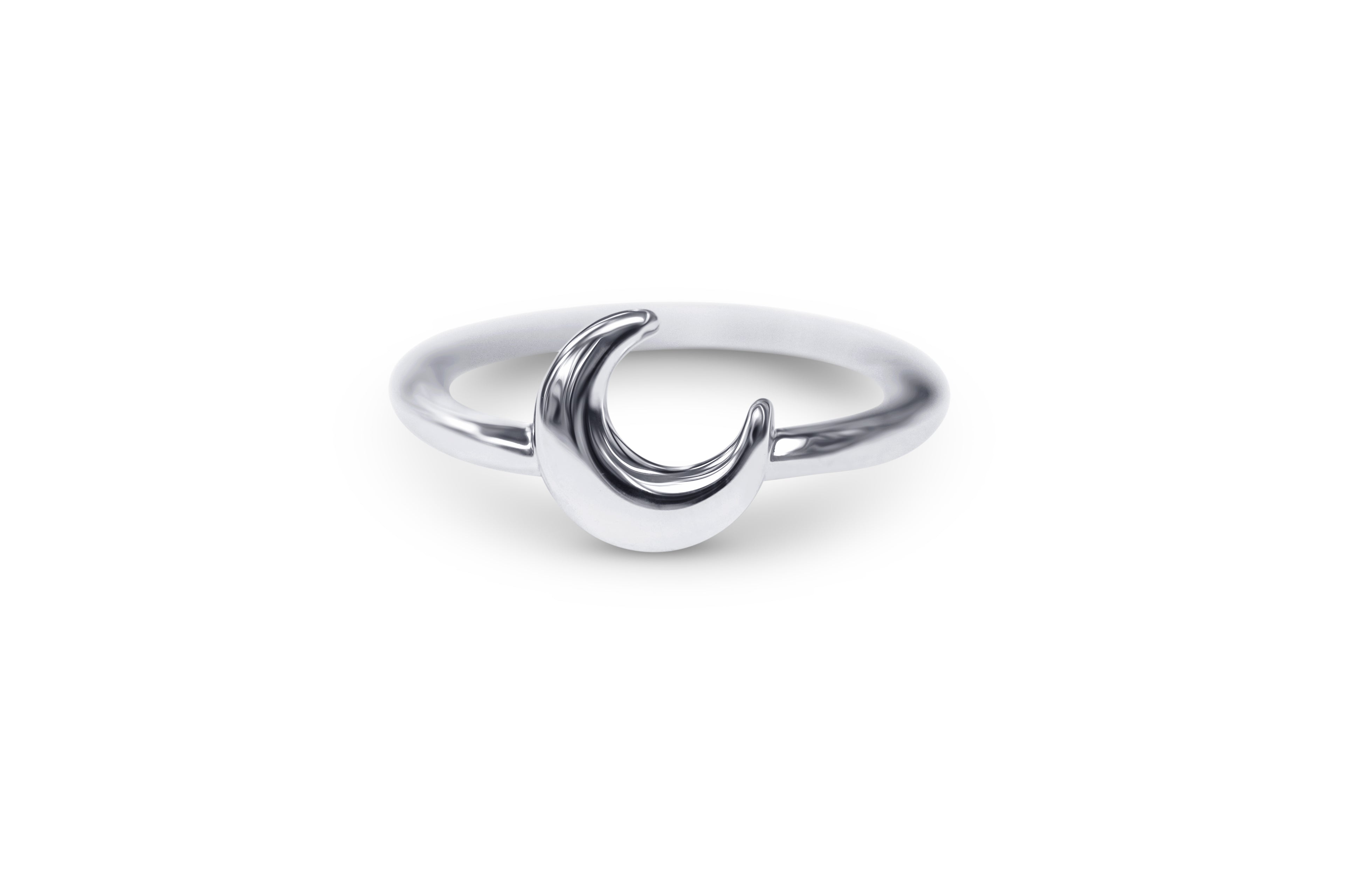 Crescent Moon Ring - Sydney Rosen